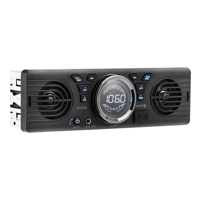 Universele 1 Din In-Dash Auto Radio Audio Speler Ingebouwde 2 Speaker Stereo Fm Ondersteuning Bluetooth Met usb/Tf-kaart Poort