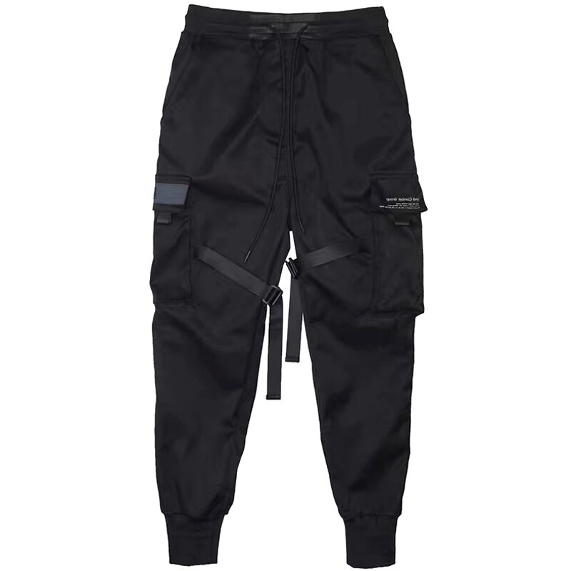 Men's Casual Harem Jogger Sweatpants - Hip Hop Cargo Pants with Multi Pockets - Quick Dry Fit