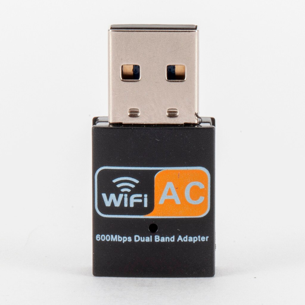 600Mbps Dual Band Mini 5G USB Wireless Network Card Wi-Fi Receiving Adapter For Windows 10/8/7/XP 32 /64bit, MAC OS Linux #922: Default Title