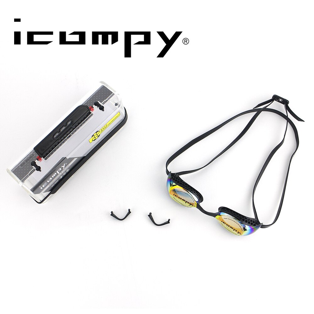 LANE4 Swimming Goggles, Anti-Fog ,UV Protection Patented Gaskets ,Triathlon Open Water For Adults Men Women #VC-952