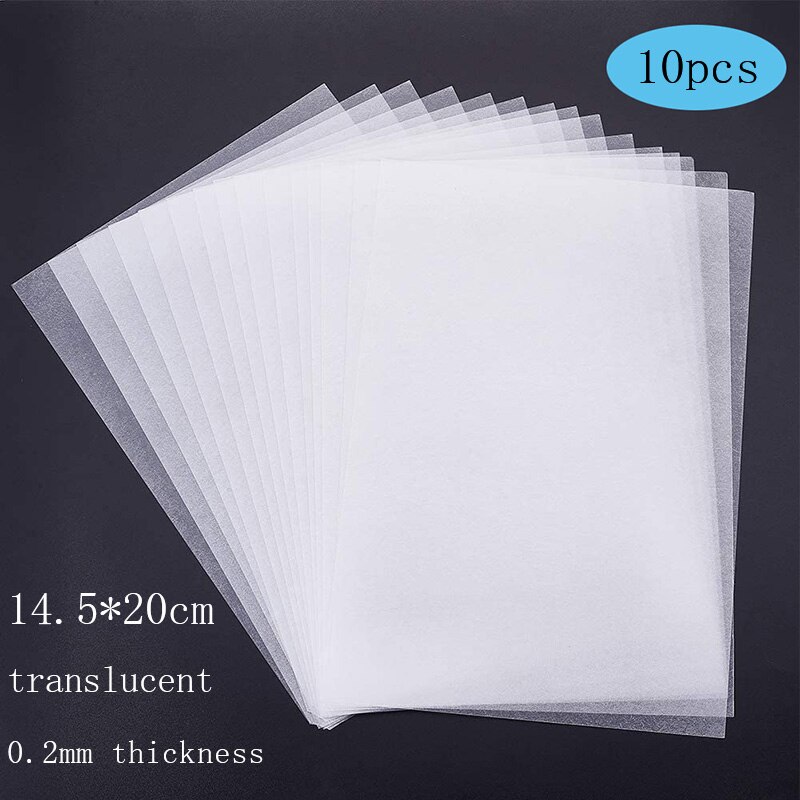 Heat Shrink Plastic Sheet Kit Shrinky Dinks Art Paper Hole Punch Keychains Pencils for Kids Craft Xmas Pendant: 10pcs small