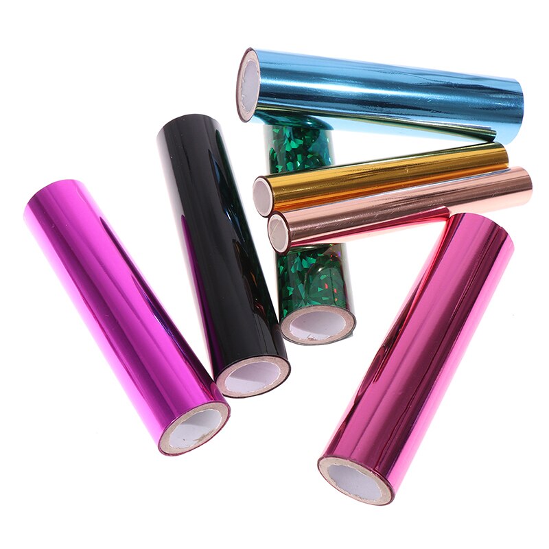 5mx15cm Stamping Foil Multicolor Holographic Transfer Film Iron On Printing