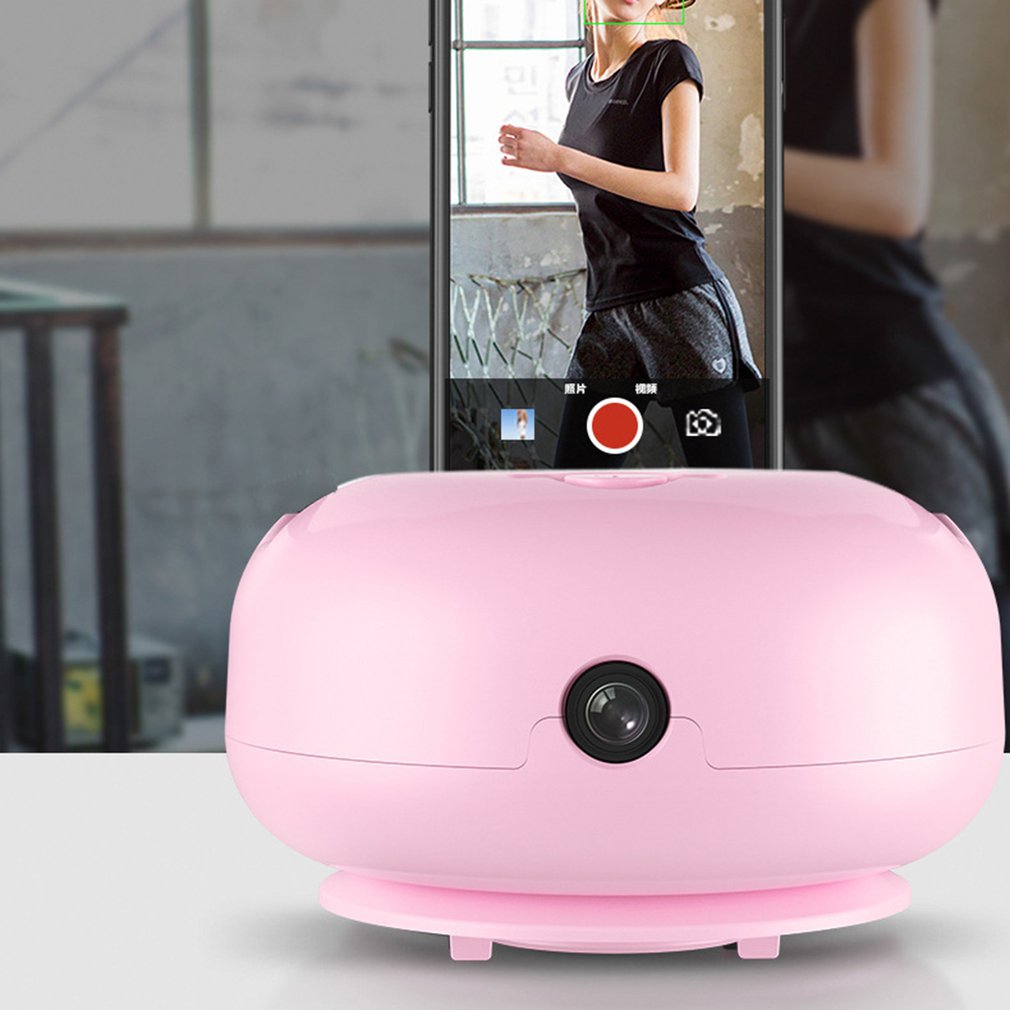 360-gradi Intelligente di Follow-up Ptz Viso Inseguimento di Oggetto di Riconoscimento Intelligente In Tempo Reale Ptz Supporto Del Telefono Mobile Con Lunghi la Durata della batteria