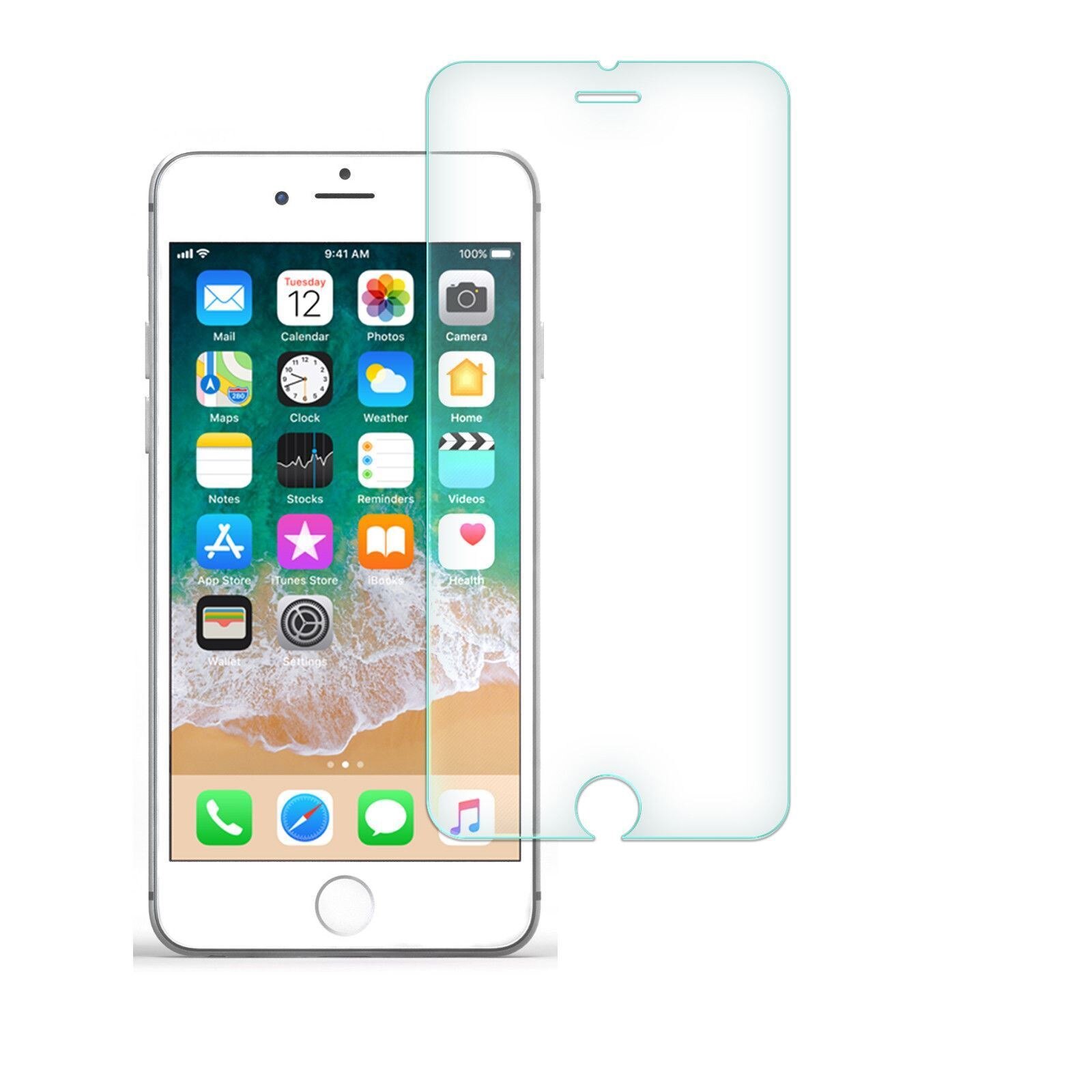 Gehard Glas Screen Protector Voor Iphone 6 / 6S Premium 9H 0.33Mm: Tempered glass