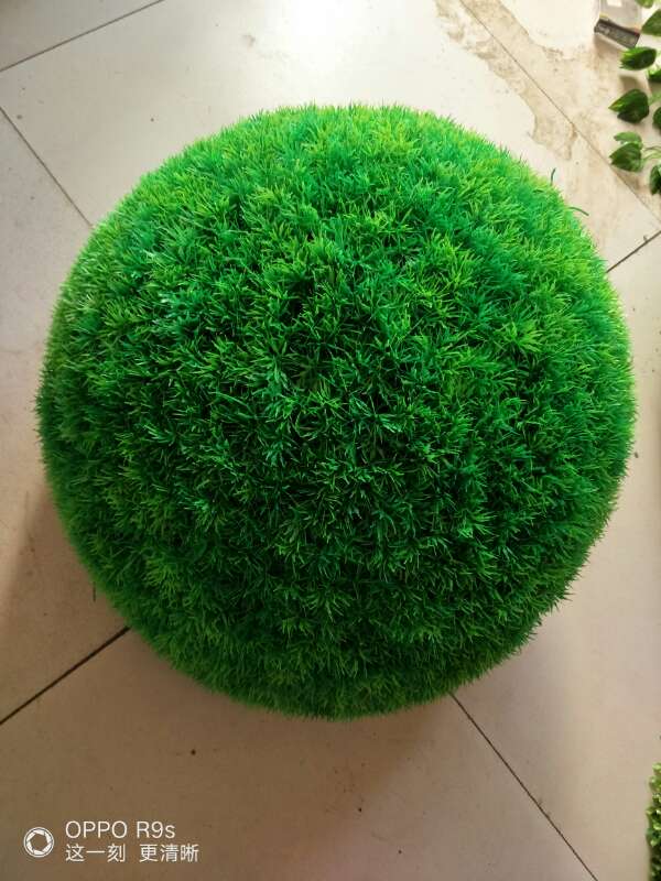 20cm tekokasvi pallo topiary joulu ulkoilu sisustus riippupallo hääjuhliin tee itse hotelli kotipiha puutarha sisustus pallo: Vihreä laulu / 30cm
