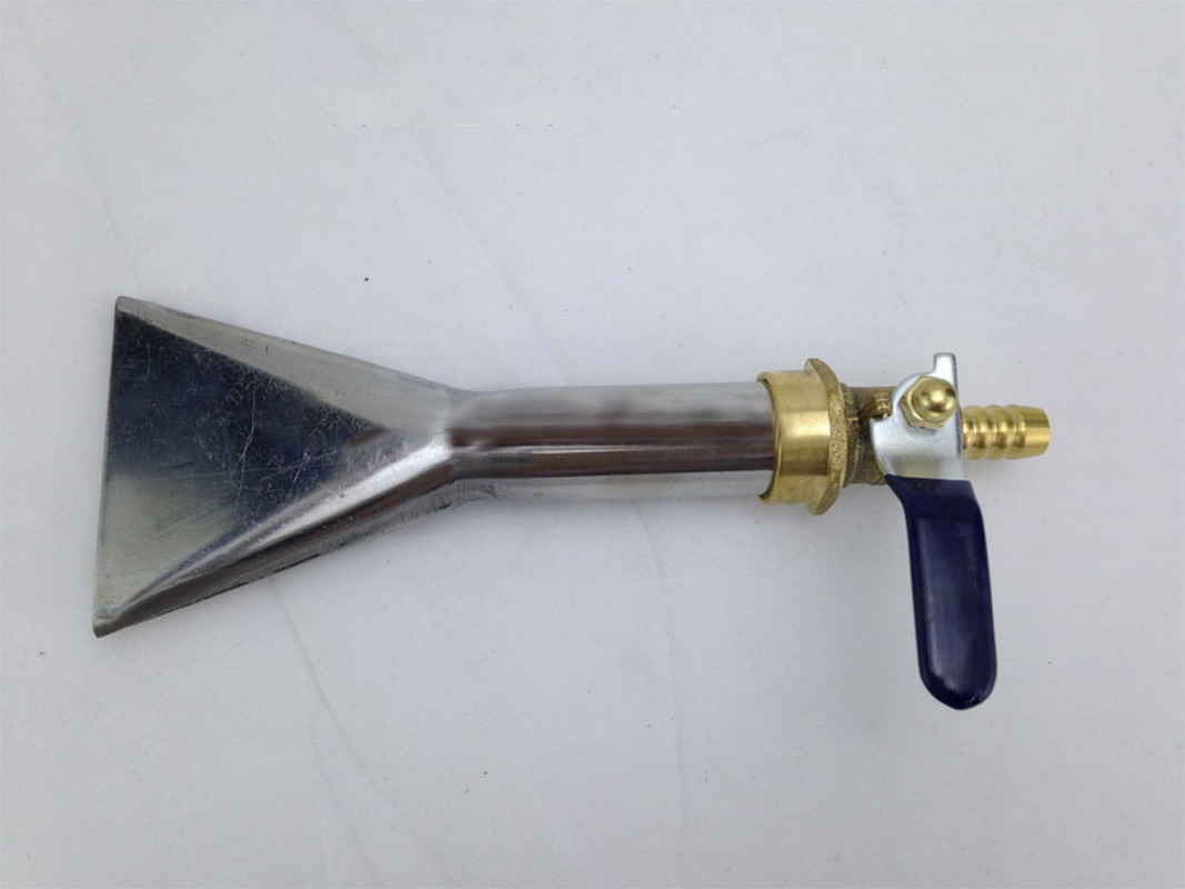 flat nozzle universal cleaning machine water nozzle foaming tool duckbill spray nozzle stainless steel 10-12 mm connector