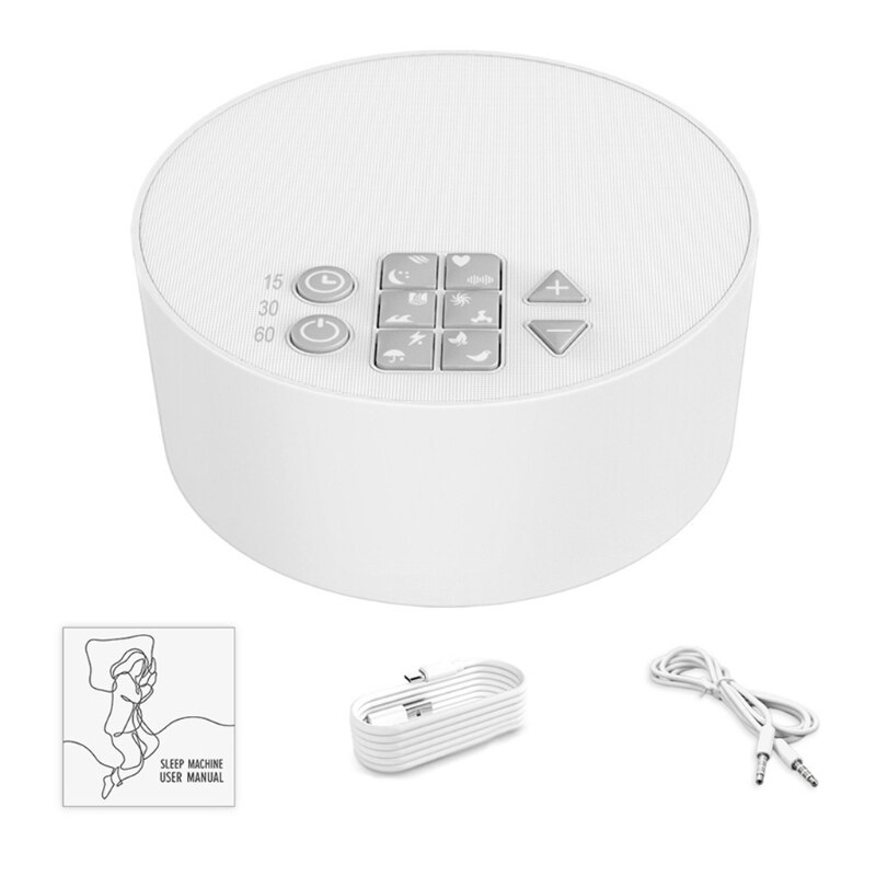 Baby Adult White Noise Machine Sleep Sound Machine with 12 Soothing Sound Q1FE