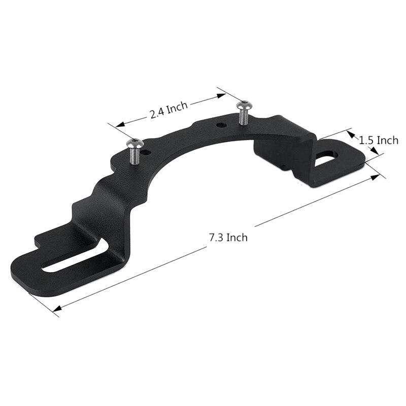 1 Pair 4 Inch LED Fog Light Mounting Bracket Adapter for Jeep Wrangler Hard Rock, Rubicon X, 10Th Anniversary Editions