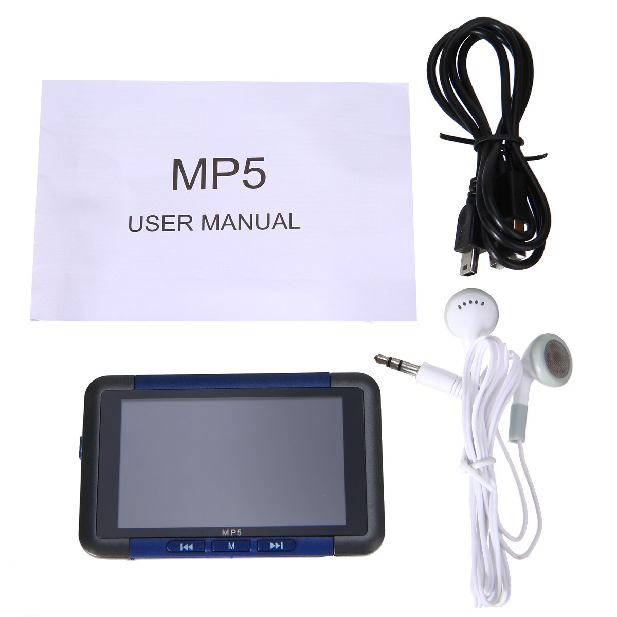 8GB MP5 Player 3Inch Slim LCD Screen MP5 Video Music Media Player Digital Video Media FM Radio Recorder MP5 Music Player