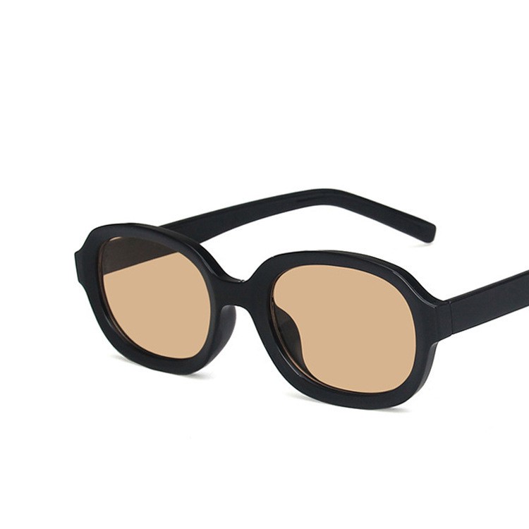 Gafas De Sol ovaladas cóncavas Vintage para mujer, gafas De Sol De Retro De a la para mujer, gafas De Sol redondas Vintage De Hip Hop De: Negro / Rojo