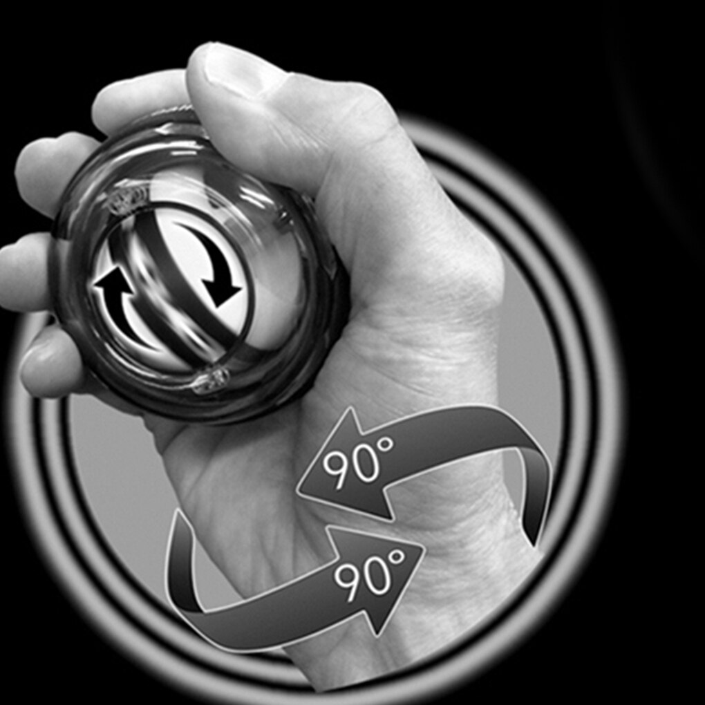 Portable Strengthener Force Power Wrist Ball Muscle Relax Fitness Ball Gyroscope Spinning Wrist Rotor Gym Hand grip Exerciser