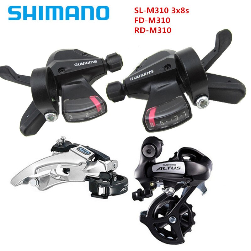 SHIMANO Altus M310 Mini Set 7 8 Speed 21s 24s MTB Bike FD-M310 Front/ RD-M310 Rear Derailleur/ SL-M310 Shifters ST-M310 Optional