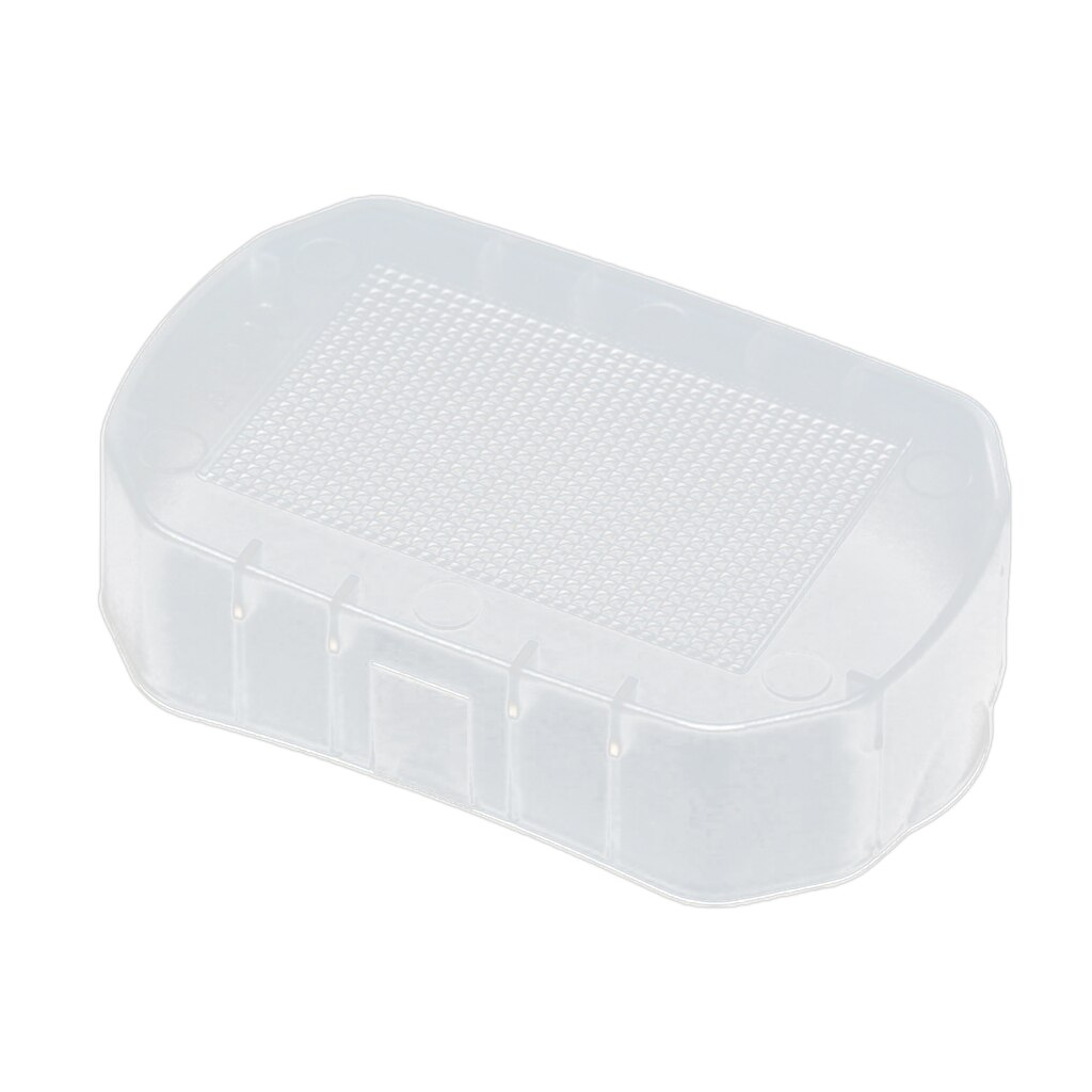 2 uds difusor de domo de rebote blanco de plástico para Speedlite 600EX 600 EX