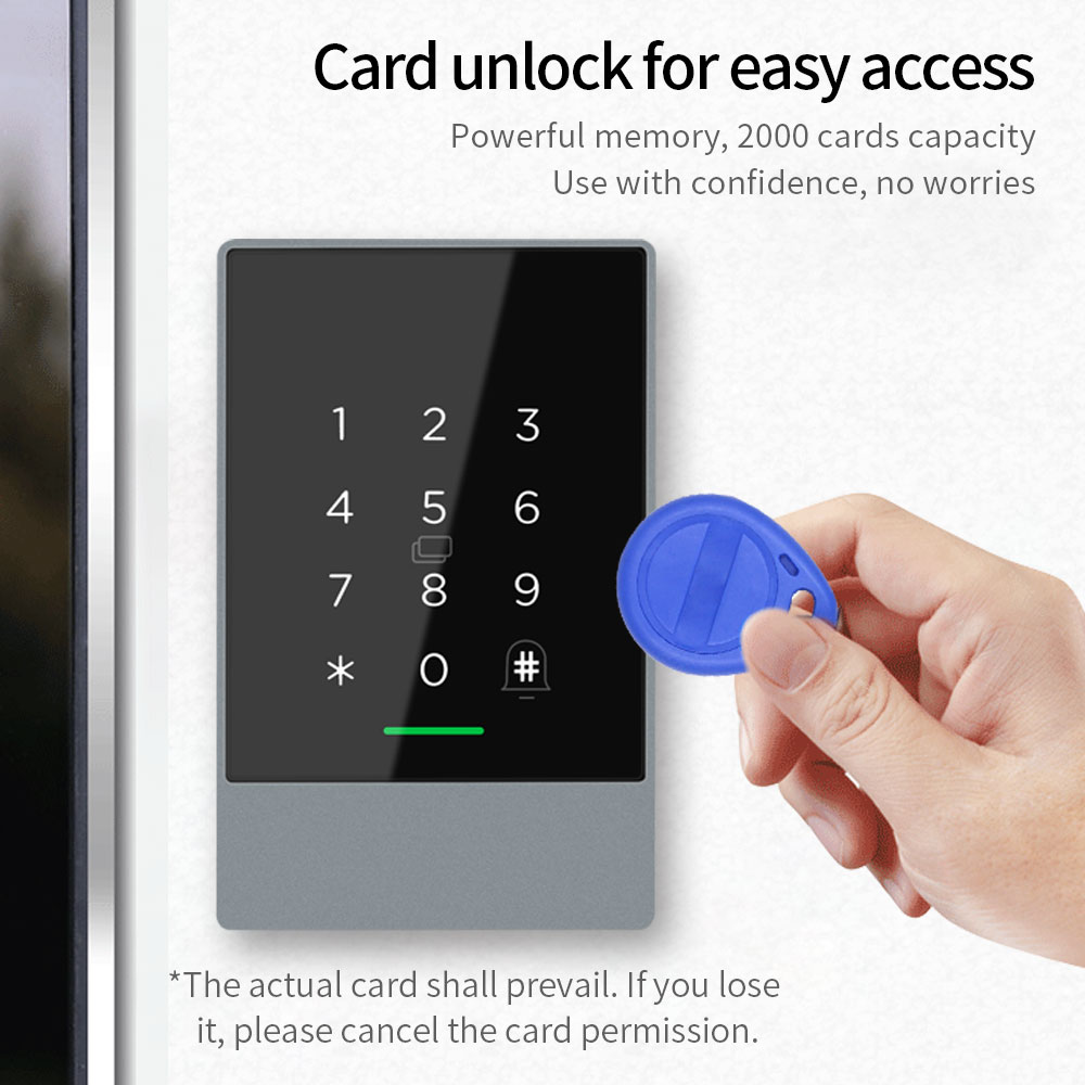 Ttlock K3/K3F Vingerafdruk Toegangscontrole Deur Systeem Opener Voor Intercom Nfc Bluetooth Elektrische Poort Keypad 13.56Mhz Rfid kaart