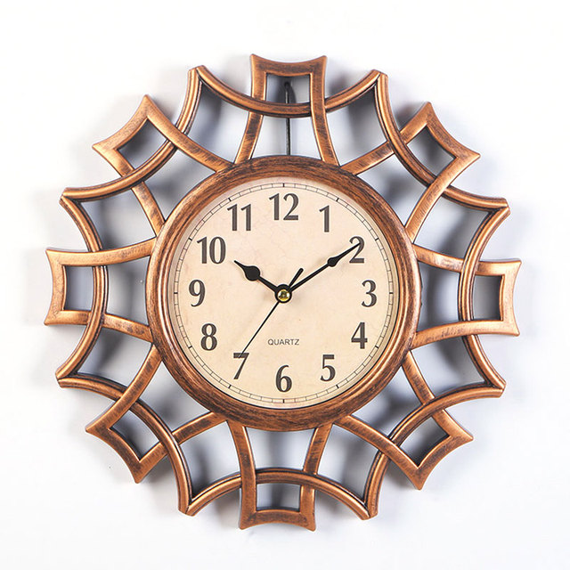 Saat Wandklok Klok Klok Relogio De Parede Duvar Saati Horloge Murale Relogio De Parede Decorativo Vintage Quartz Klokken Klok: green