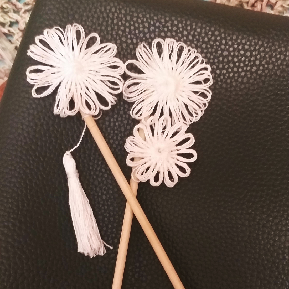 1Set Diy Weven Gereedschap Schepper Garen Naald Hobby Weefgetouw Breien Machine Kleur Stiksels Gereedschap Bloem Weefgetouw Breien Wollen