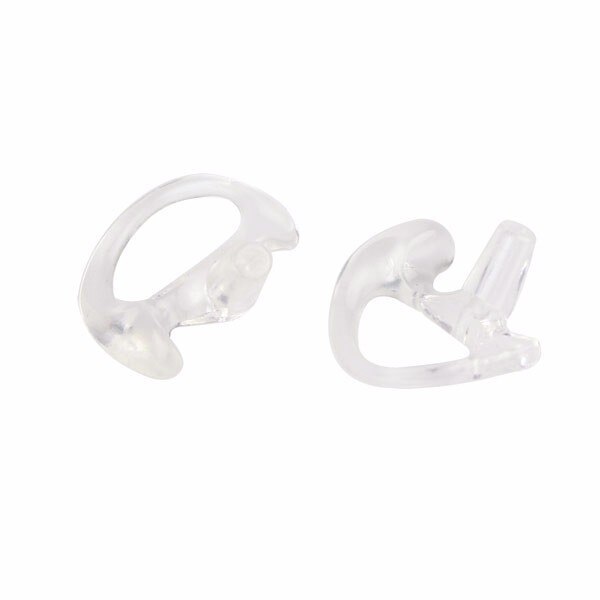 6pcs silicone earloop earmolds orelha molde para fones de ouvido tubo de ar acústico, fone de ouvido rádio em dois sentidos, walkie talkie fone de ouvido claro