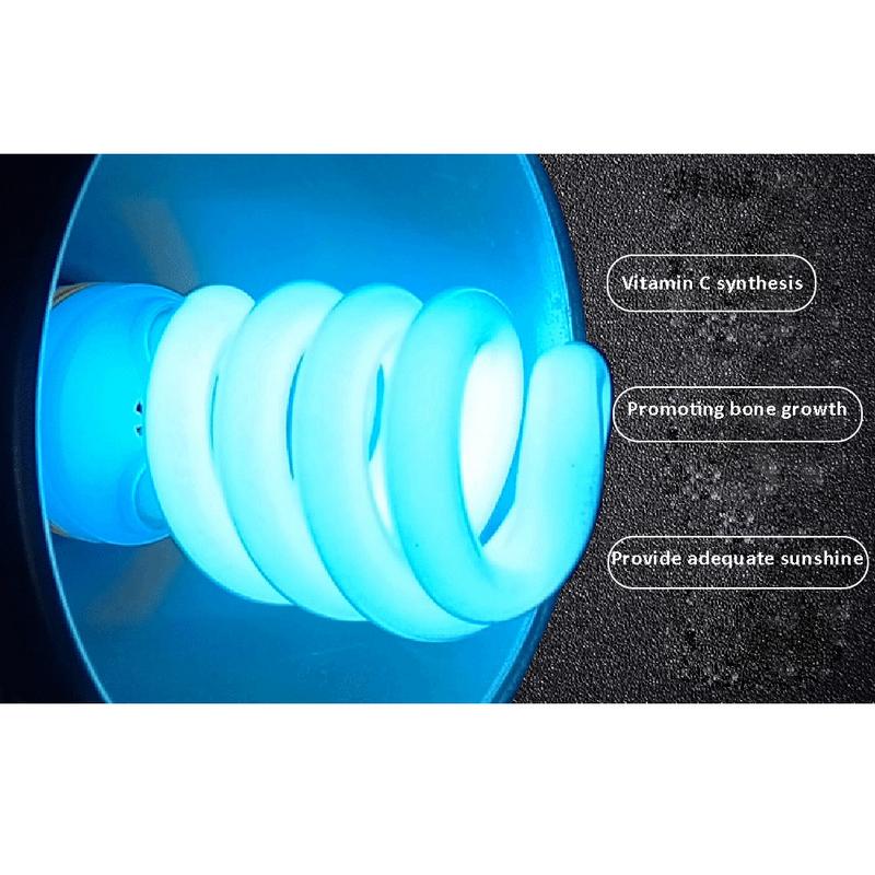 UVB5.0/UVB10.0 Reptile Tortoise UVB Lamp UV Lamp Calcium Lamp 26w 220-240v Pvc For Turtles Snakes Reptiles