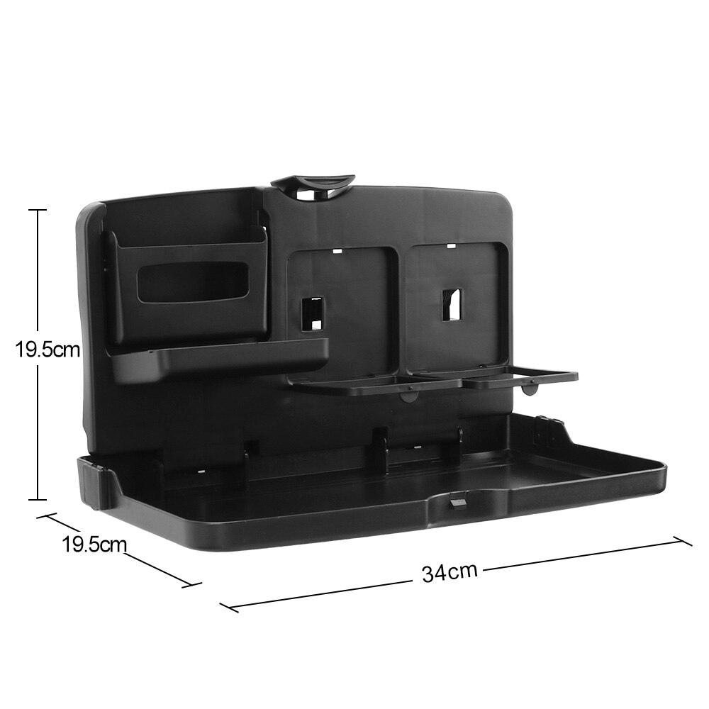 Bil foldning mad kop bakke bil styling spisebord drikke holder bil indvendig opbevaring hylde bagsæde kop holder auto tilbehør