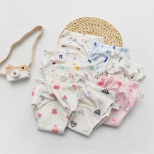 Cotton Potty Training Pants Children Diapers Reusable Nappies Washable Cloth Diaper Nappy Waterproof Baby Toddler Underwear 1Pcs