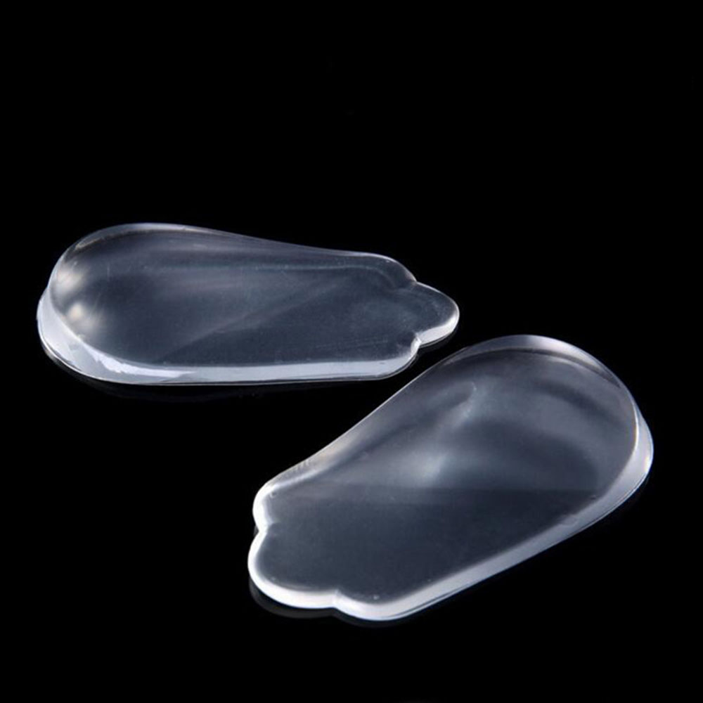 1 Pair Silicone Gel orthopedic Insoles Back Pad Heel Cup for Calcaneal Pain Health Feet Care Support spur feet cushion pads