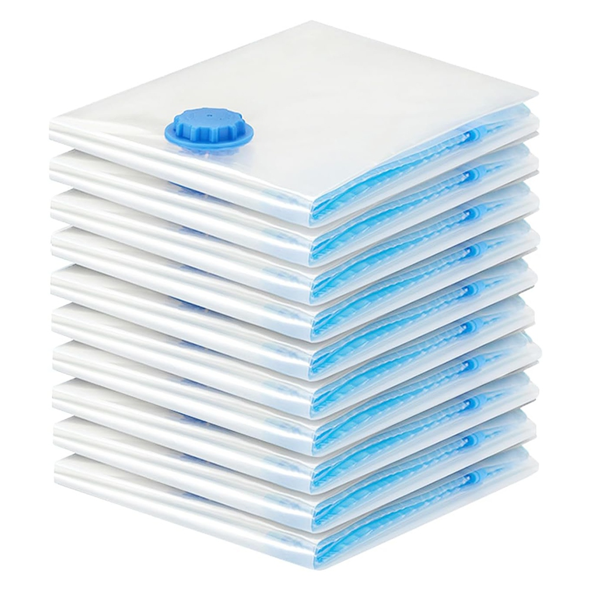 Stofzuigerzakken voor kleding - 10 stuks 40 x 30 cm Herbruikbare opbergzakken Stofzuigerzakken met afdichting en ruimtebesparende reistassen