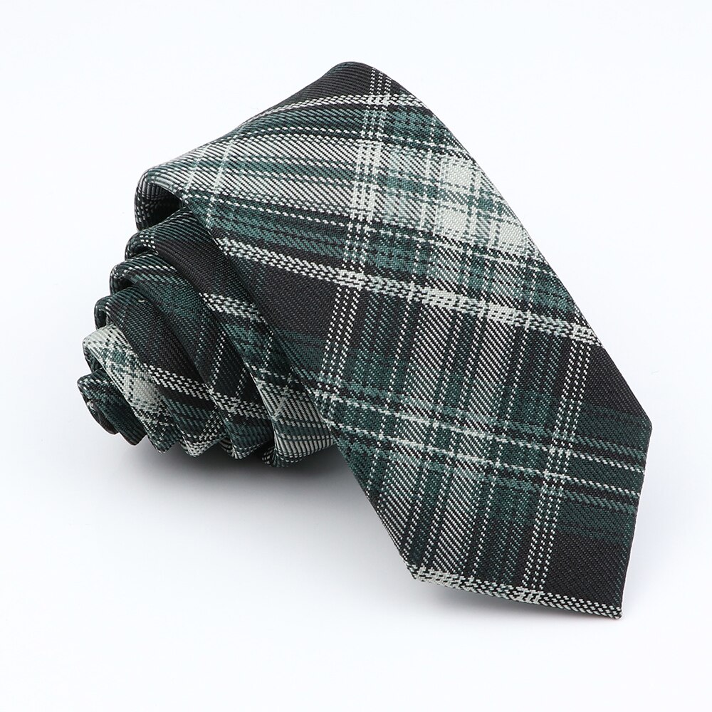 Plaid Tie For Men Women Soft Skinny Cotton TR Fabric Necktie For Wedding Bussiness Casual Man's Neckties Suits Flower Cravat