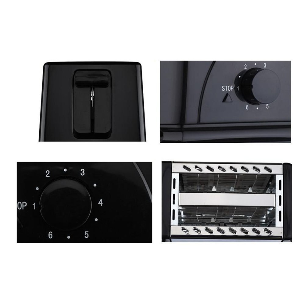 Automatic toaster Stainless steel Toaster Household sandwich maker Multifunctional breakfast machine Spit driver Oven