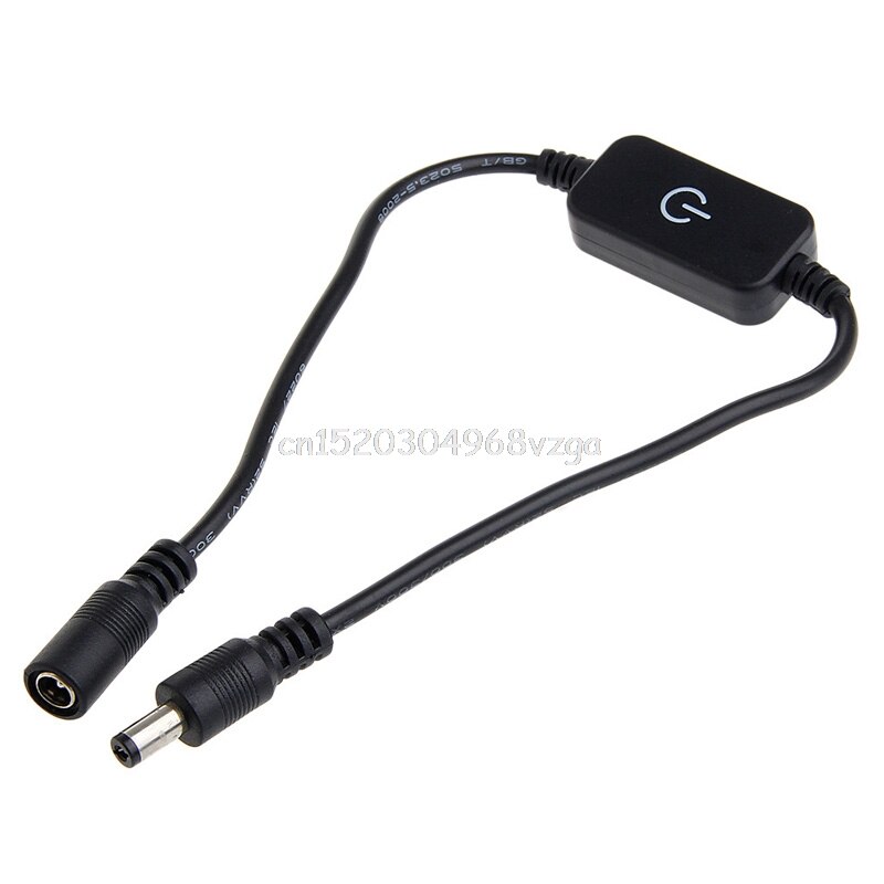 LED Dimmer DC 12V-24V/4A for Single Color Led Strip Touch Switch On/Off Dimmer R9JF: Black