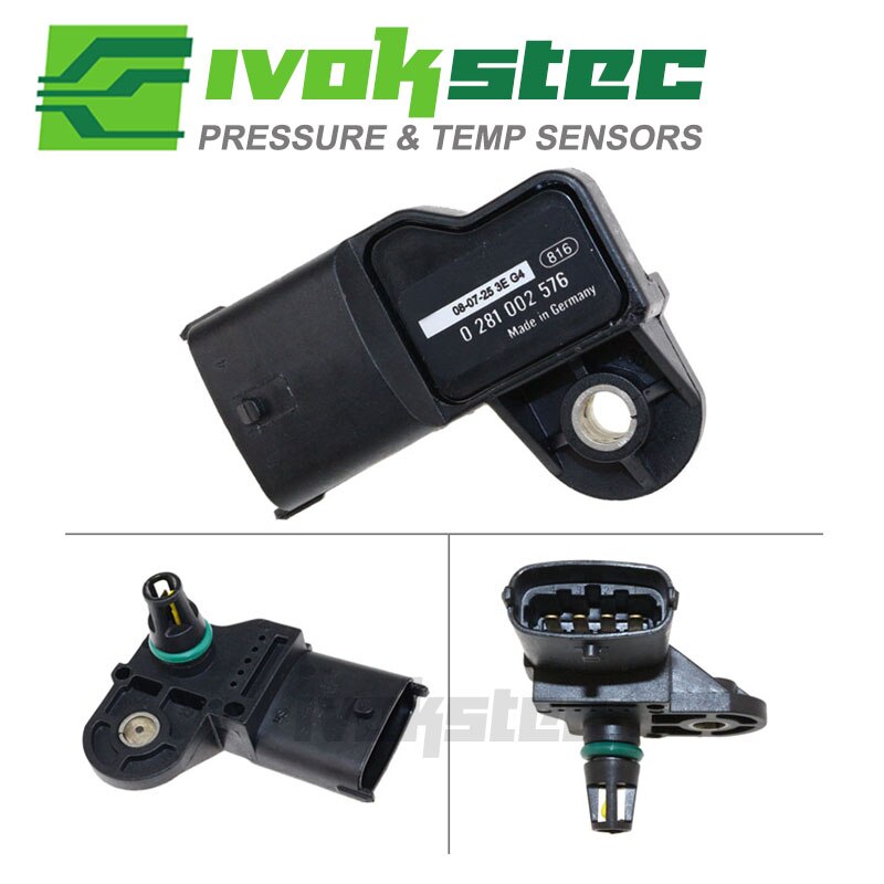 Originele Kaart Sensor Boost Druk Voor Cummins Kamaz Volvo Ford Renault 0281002576 0 281 002 576 3968437 201149033 20524936