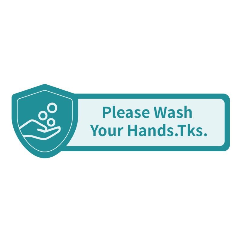 Tile Stickers Acrylic Safety Signage Prevention Welcome Sign Shop Warning Sign Shop Disinfected Sign Restaurant School Office: 7