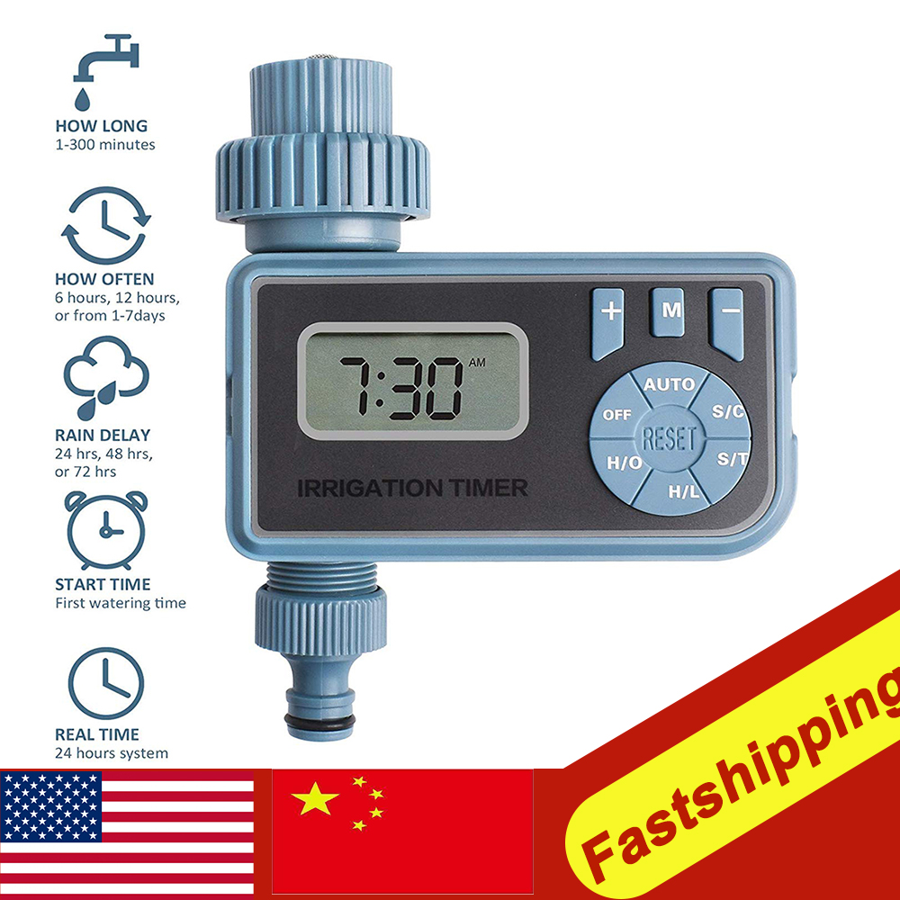 LCD Automatic Intelligent Irrigation Timer Garden Watering Hose Water Sprinkler Irrigation System Agriculture Irrigation Timer