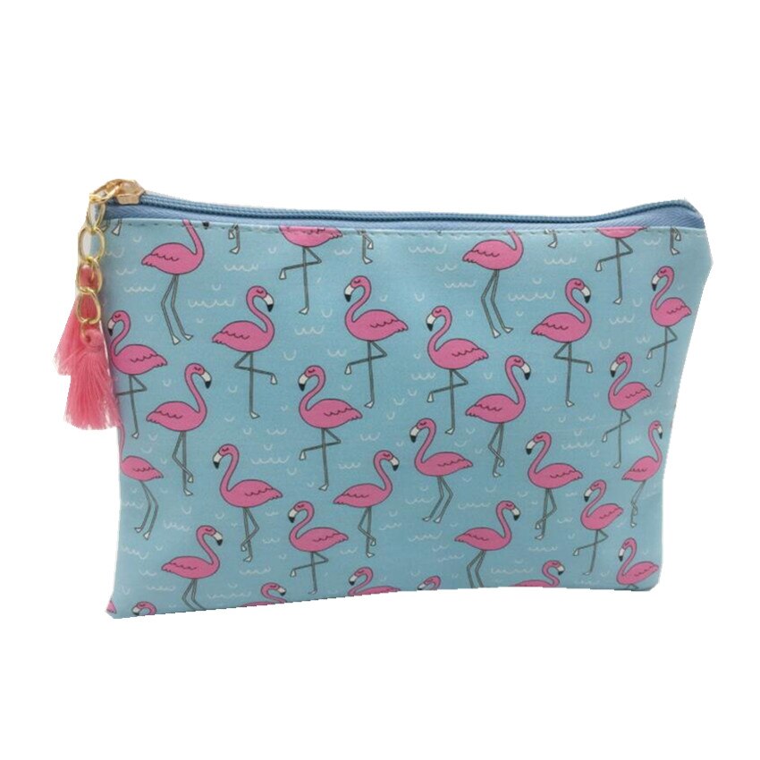 M455 tecknad handväska väska fågel flamingo tyg väska student flicka kvinnor