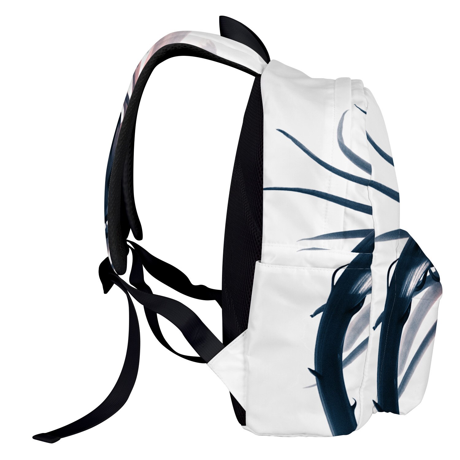 X-Ray Flower Art Shoes Compartment School Book Bags Wear Resistance Kids' Backpacks Laptop Backpack Sports Backpack