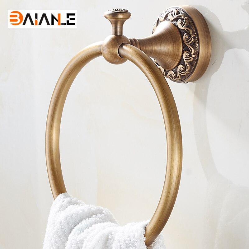 Handtuch Ring Wand Montiert Bad Handtuch Halter Bad Antike Messing Handtuch Aufhänger Ring Halter Bad Möbel