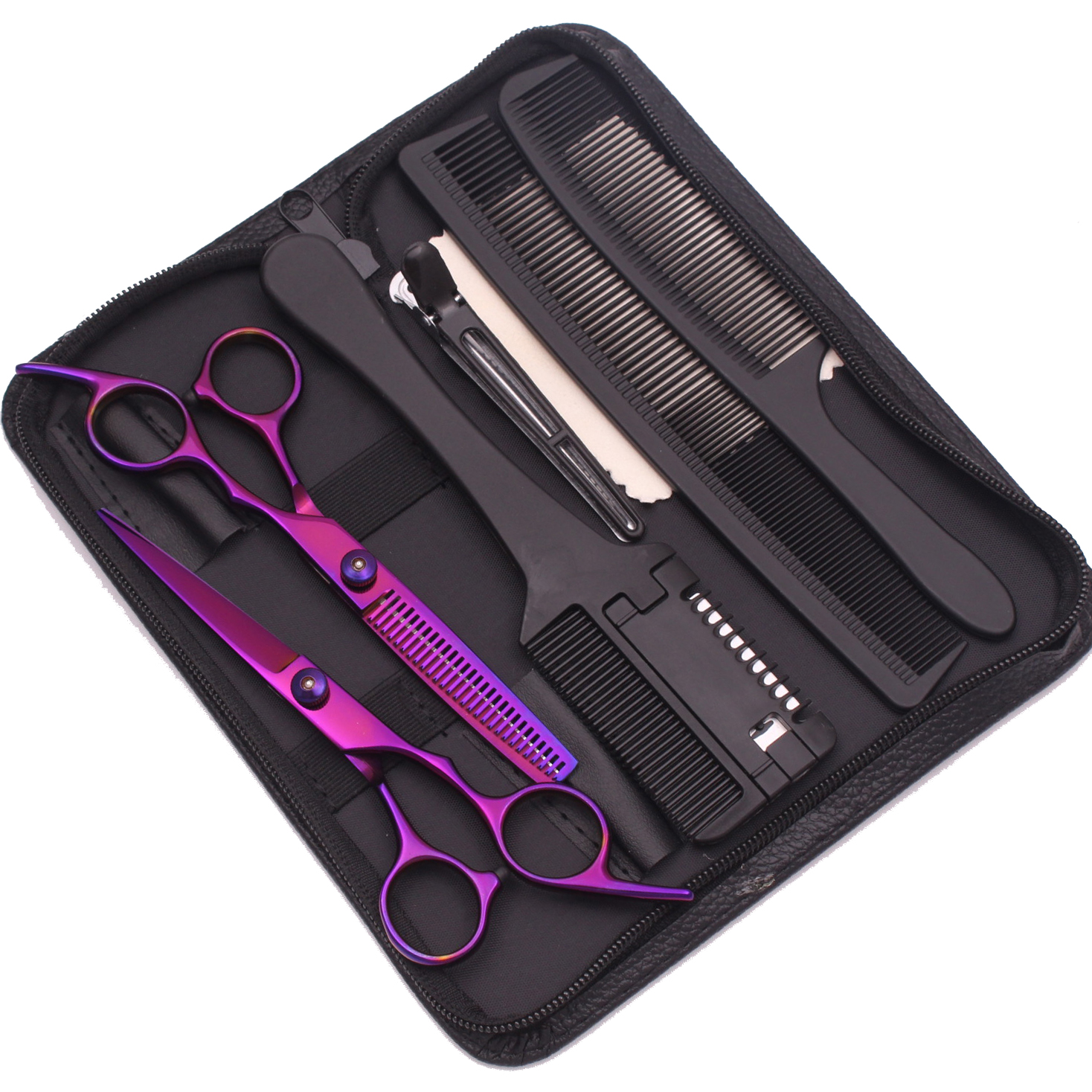 6,0 '' inch haarschaar Professionele knipschaar Dunner kappers Kapselset Salon Kapper en thuis Japans staal 1001