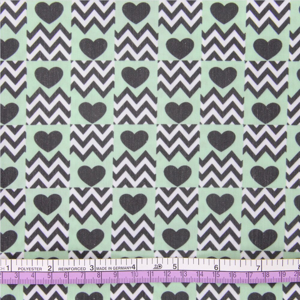 50*145cm strepen ster hart polyester katoen stof bedrukt doek naaien quilt stoffen voor patchwork handwerk doe-het-zelf ,c466: 1048036001