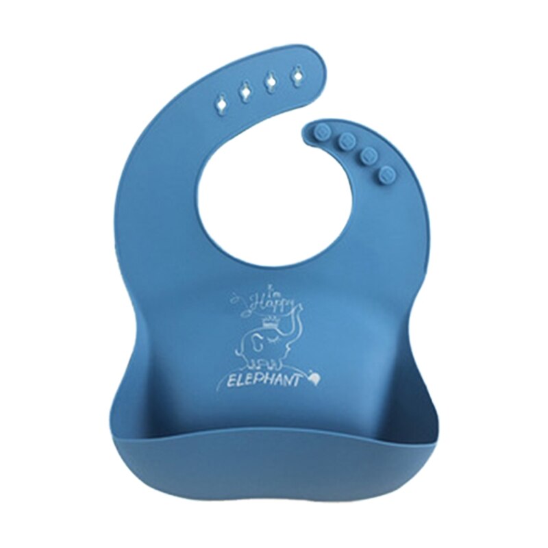 Bavoir imperméable en Silicone de alimentaire pour bébé, tablier ajustable pour -né, garçon et fille, serviette de salive: 2