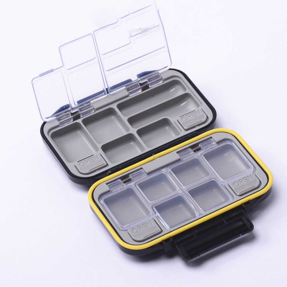 Viskoffer, dubbelzijdige viskoffer, multifunctionele viskoffer, accessoiresdoos, minnows, aas, visgerei container