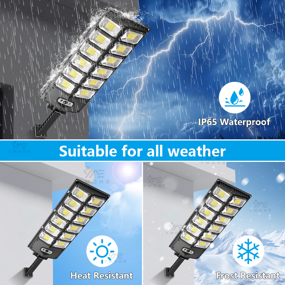 10000W krachtige zonne-straatlantaarn met afstandsbediening LED-wandlamp op zonne-energie voor waterdichte huis- en tuindecoratie buitenshuis