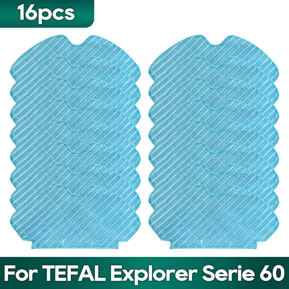 For TEFAL Explorer Serie 60 / RG7447 / RG7455 / RG7447wh / RG7455WH Robot Vacuum Spare part Accessories Brush Filter Mop: plum