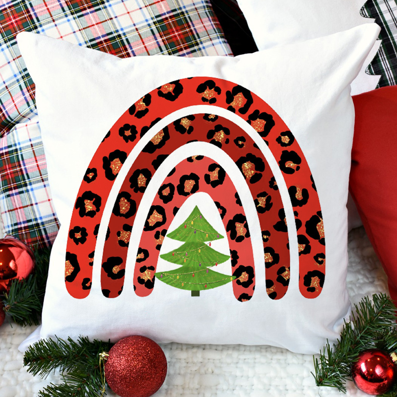 Merry Christmas Cushion Cover 45*45 Christmas Tree Pillowcase Sofa Cushions Pillow Cases Pillow Covers: Z21231-DCCWH-M