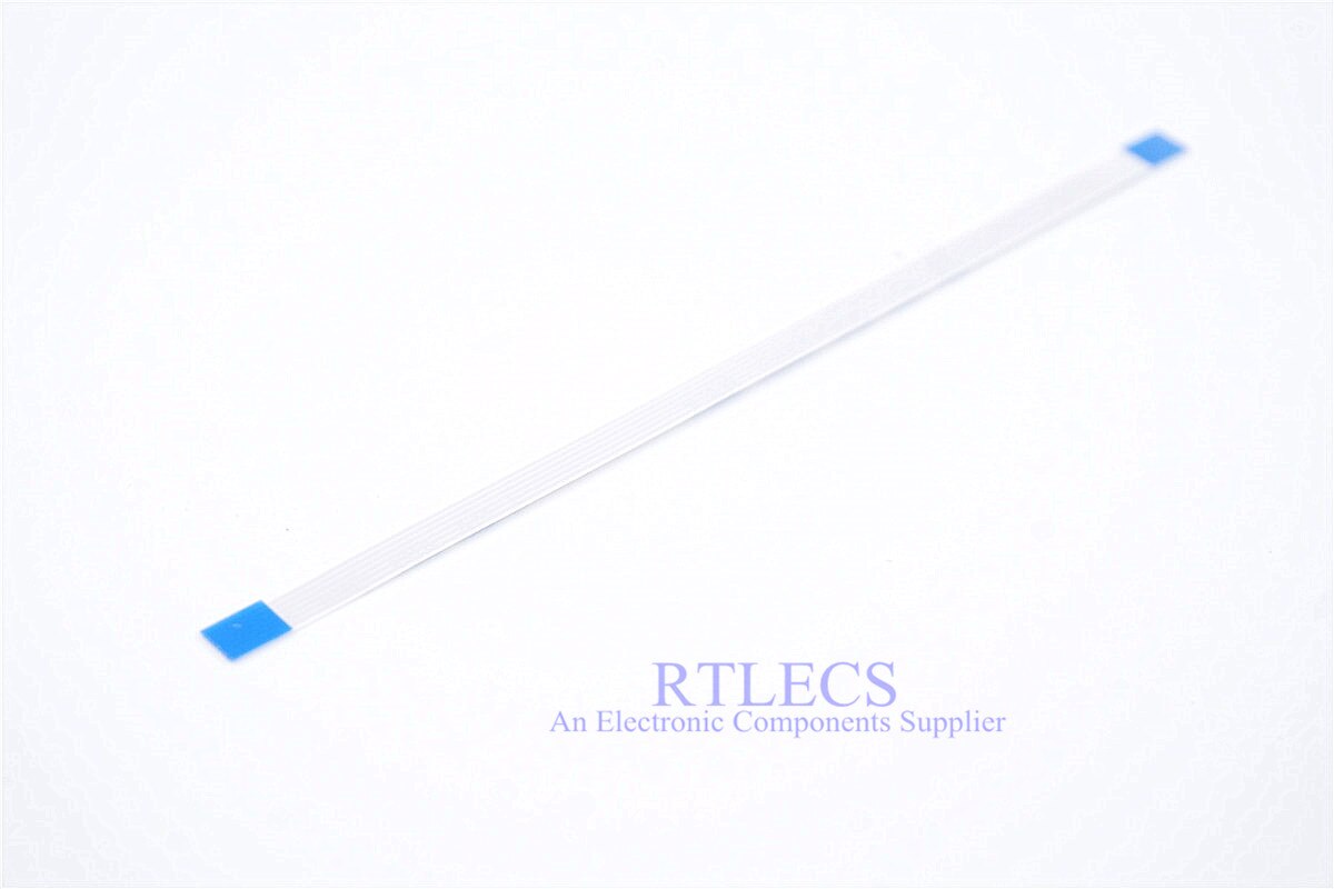 2 Stuks Ffc Fpc Lint Flexibele Platte Kabel Toonhoogte 0.5 Mm 200 Mm Zelfde Contact Side 4 6 8 10 12 16 20 30 40 50 60 68 80 Pin Draad