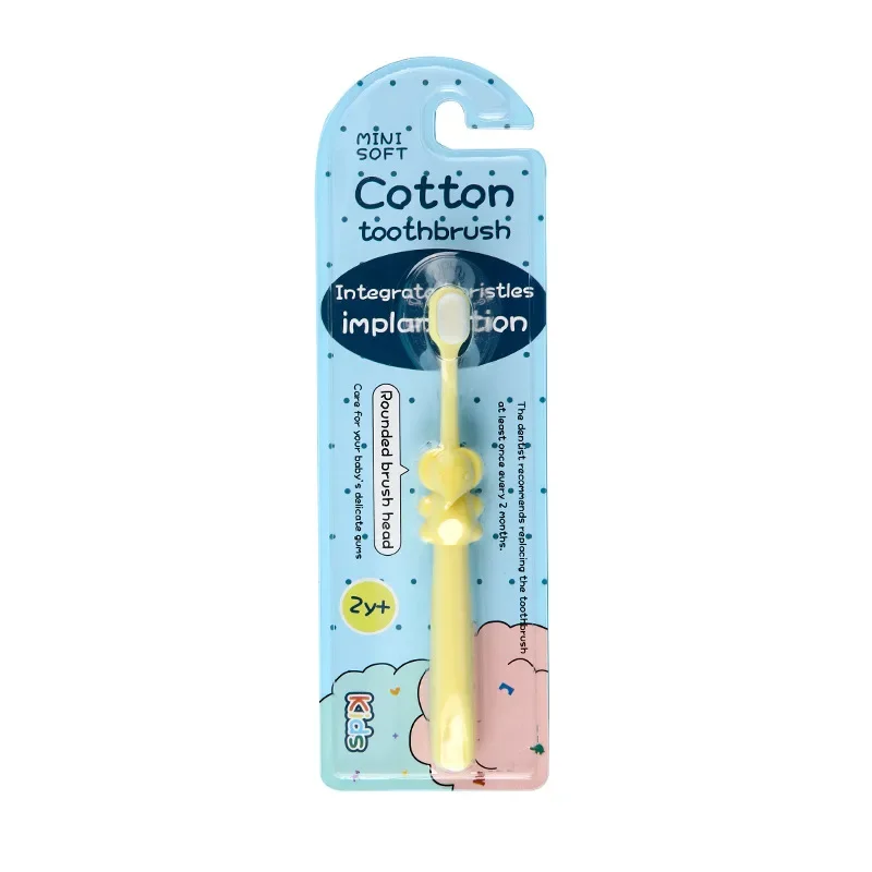 Bébé enfants brosses à dents Ultra doux brosse à dents enfants brosse à dents 360 brosse à dents fil à dents garçons filles soins des dents: Or
