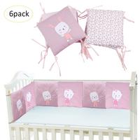 Lovely Infant Crib Bumper Bed Protector Baby Kids Cotton Cot Nursery Bedding House Bumper For Boy And Girl: 2