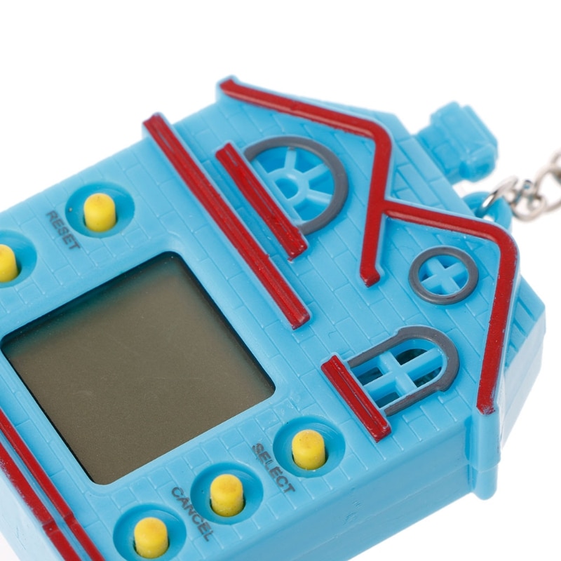 1PC Mini House LCD Virtual Digital Pet Electronic Game Machine With Keychain
