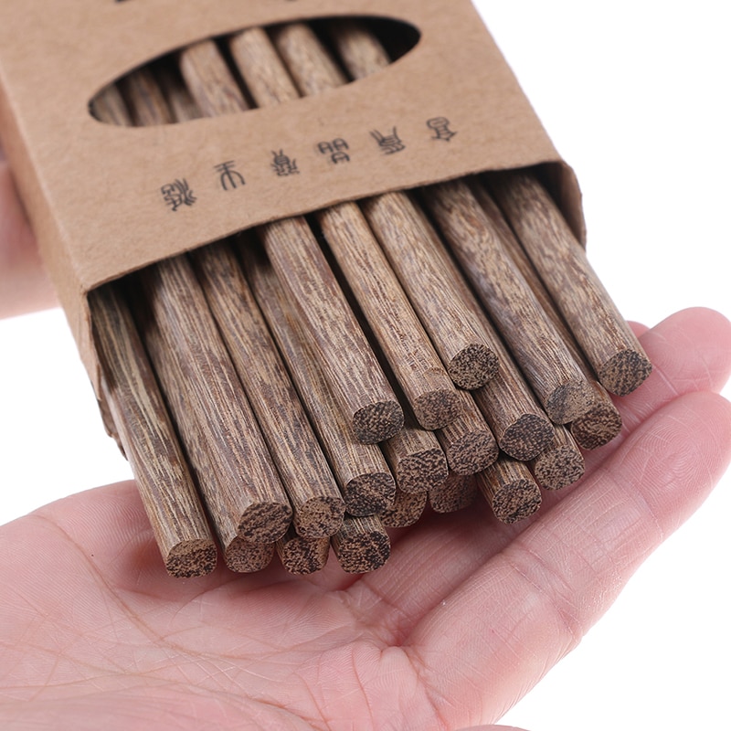 10 par /1 par naturlige japanske trebambus spisepinner helse uten laks voks servise servise