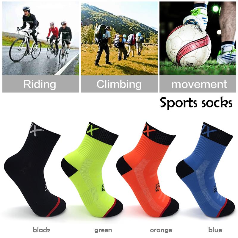 Atmungs Radfahren Socken Feuchtigkeitstransport Füße Schutz Socken Laufen Outdoor Klettern Rennrad Nylon Socken Fahrrad Ausrüstung Für Männer