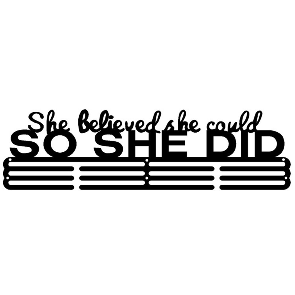 Running Sports Stainless Steel Medal Holder Sport Medal Hanger Holder Display Rack for 30-45 Sport Medal Runner Swim Football