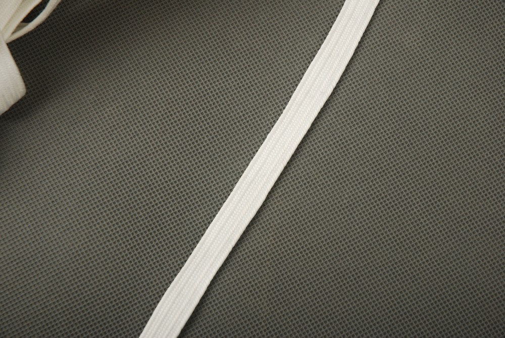 Udsøgt hvid ito sageo indpakningsledning til japansk katana eller wakizashi eller tanto ren sværdmontering  s3